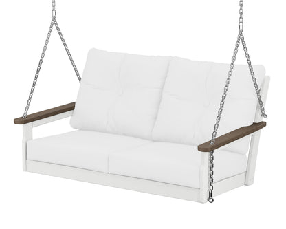 Vineyard Deep Seating Swing - White