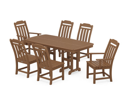 Country Living Cottage 7-Piece Dining Set in Teak