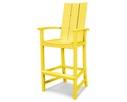 POLYWOOD® Modern Adirondack Bar Chair in Lemon