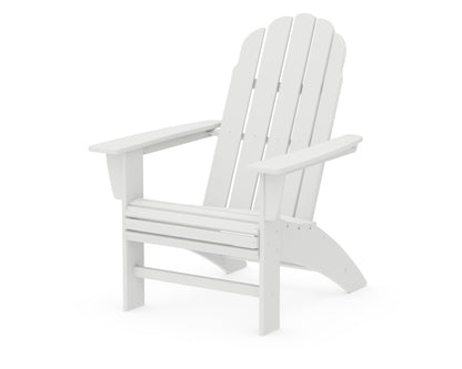 POLYWOOD® Vineyard Curveback Adirondack Chair in White