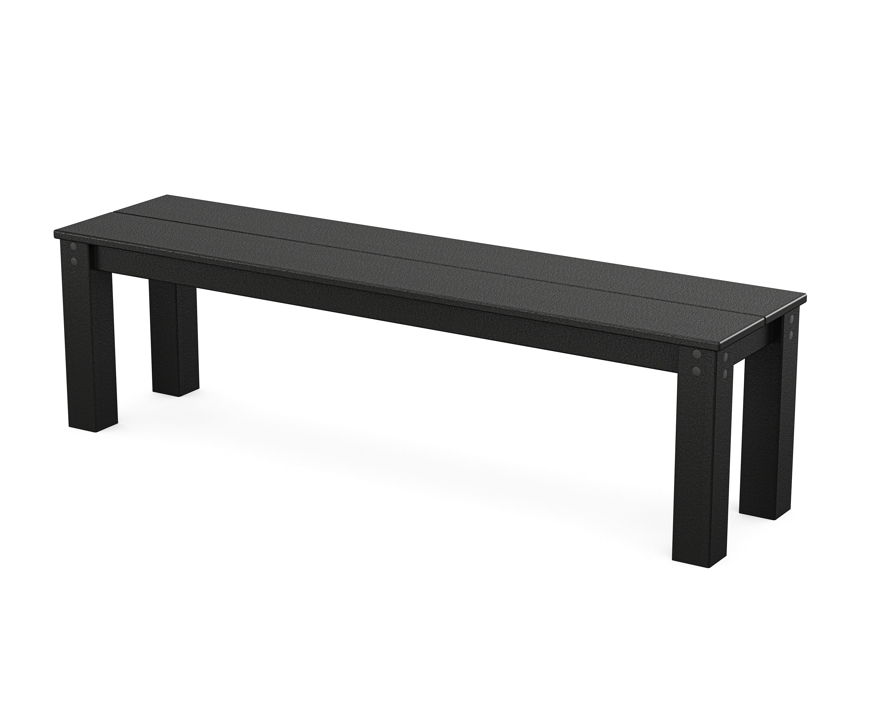 POLYWOOD® Parsons 60" Bench in Black
