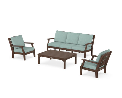 Chinoiserie 4-Piece Deep Seating Set with Sofa