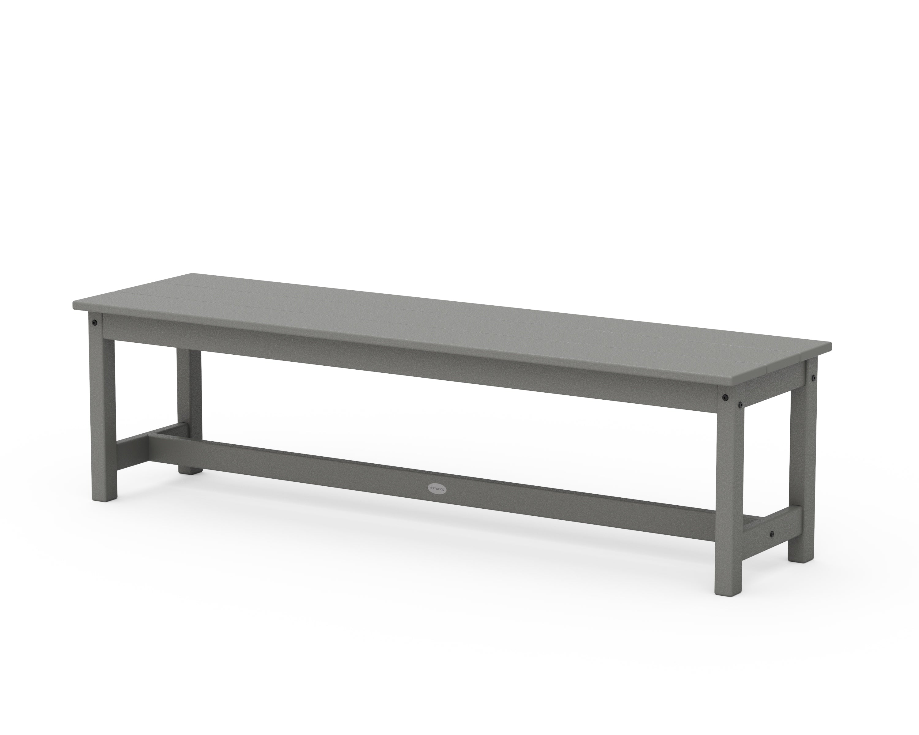 POLYWOOD® 60" Planter Bench in Slate Grey