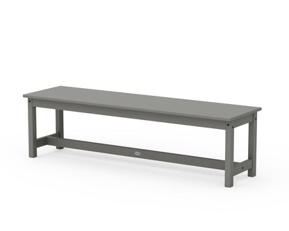 POLYWOOD® 60" Planter Bench in Slate Grey