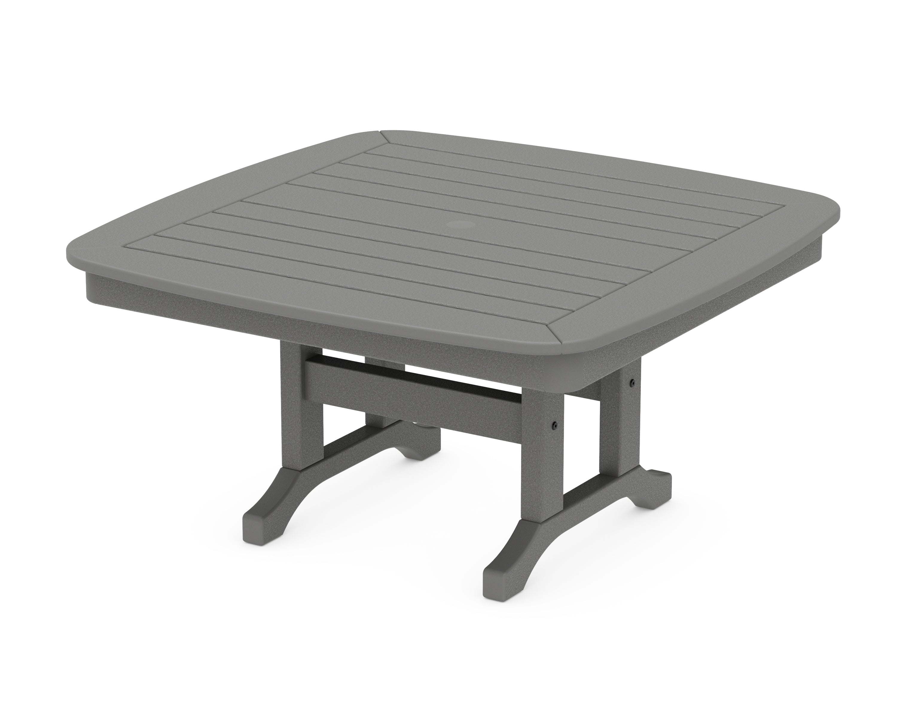 POLYWOOD® Nautical 37" Conversation Table in Slate Grey