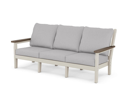 POLYWOOD® Chippendale Deep Seating Sofa in Sand / Kona / Granite