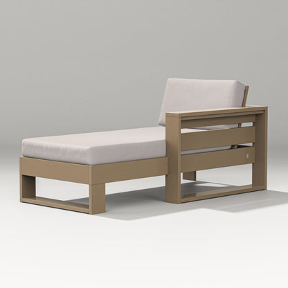 PW Designer Series Latitude Modular Right Arm Chaise in Vintage Sahara / Dune Burlap