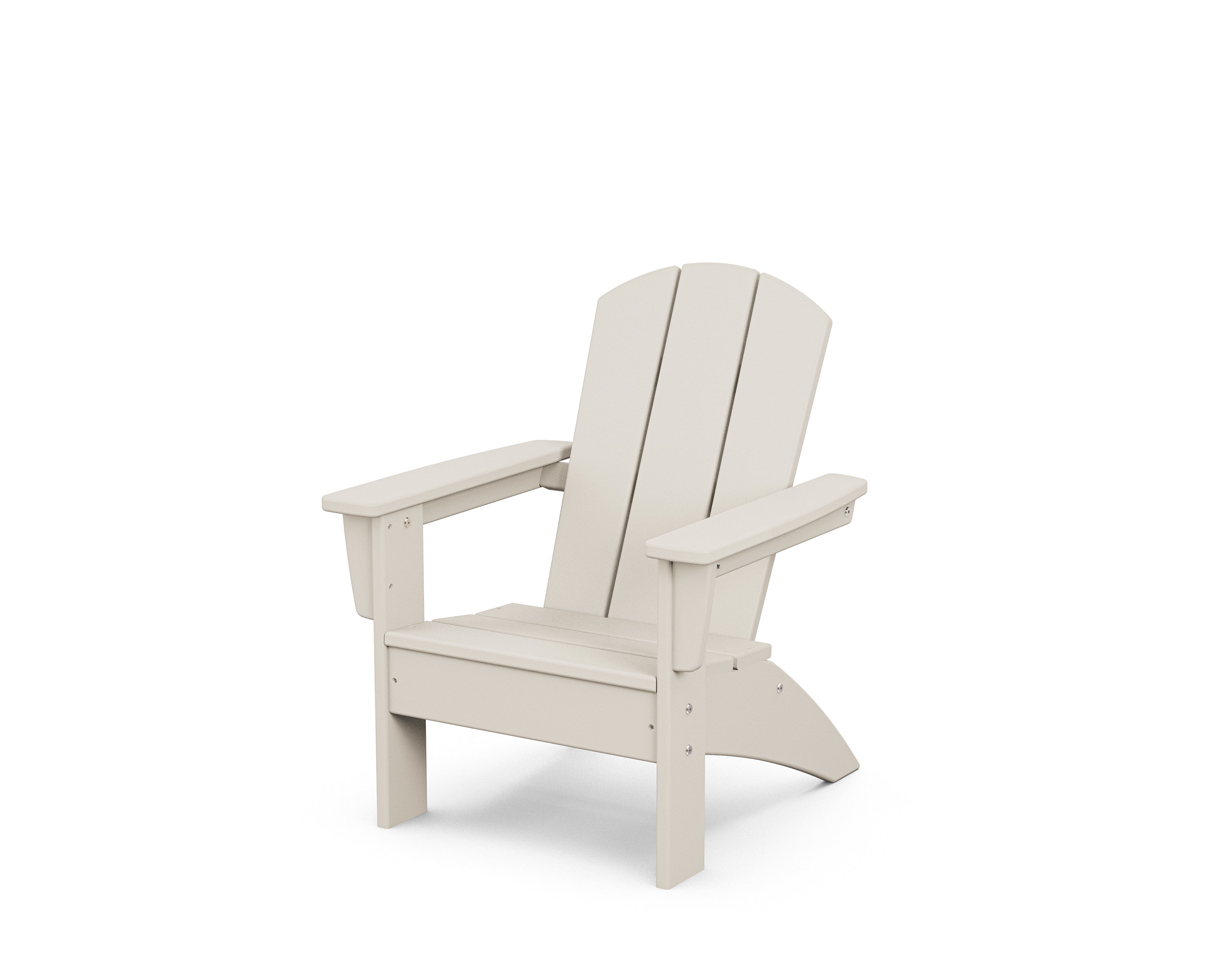 POLYWOOD® Kids Nautical Adirondack Chair in Sand