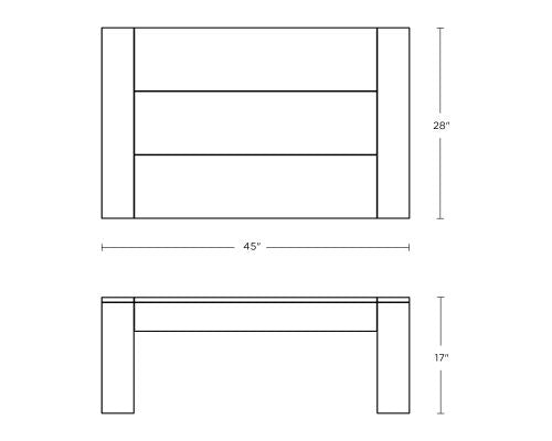 Latitude Rectangle Coffee Table