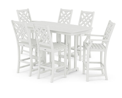 Country Living Wovendale 7-Piece Bar Set in White