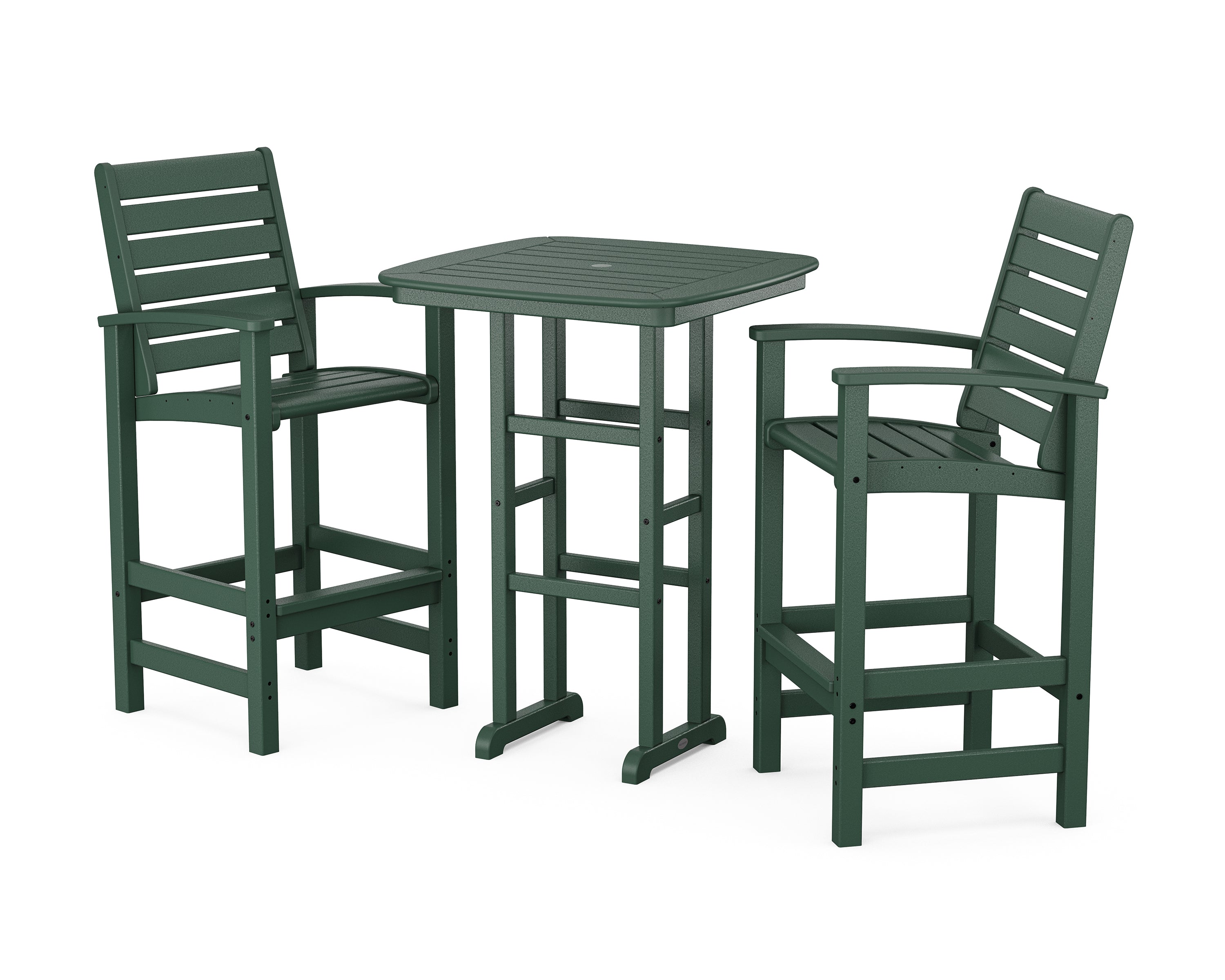 POLYWOOD® Signature 3-Piece Bar Set in Green
