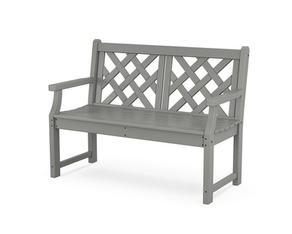 Country Living Wovendale 48" Bench in Slate Grey
