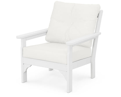 Vineyard Deep Seating Chair - White