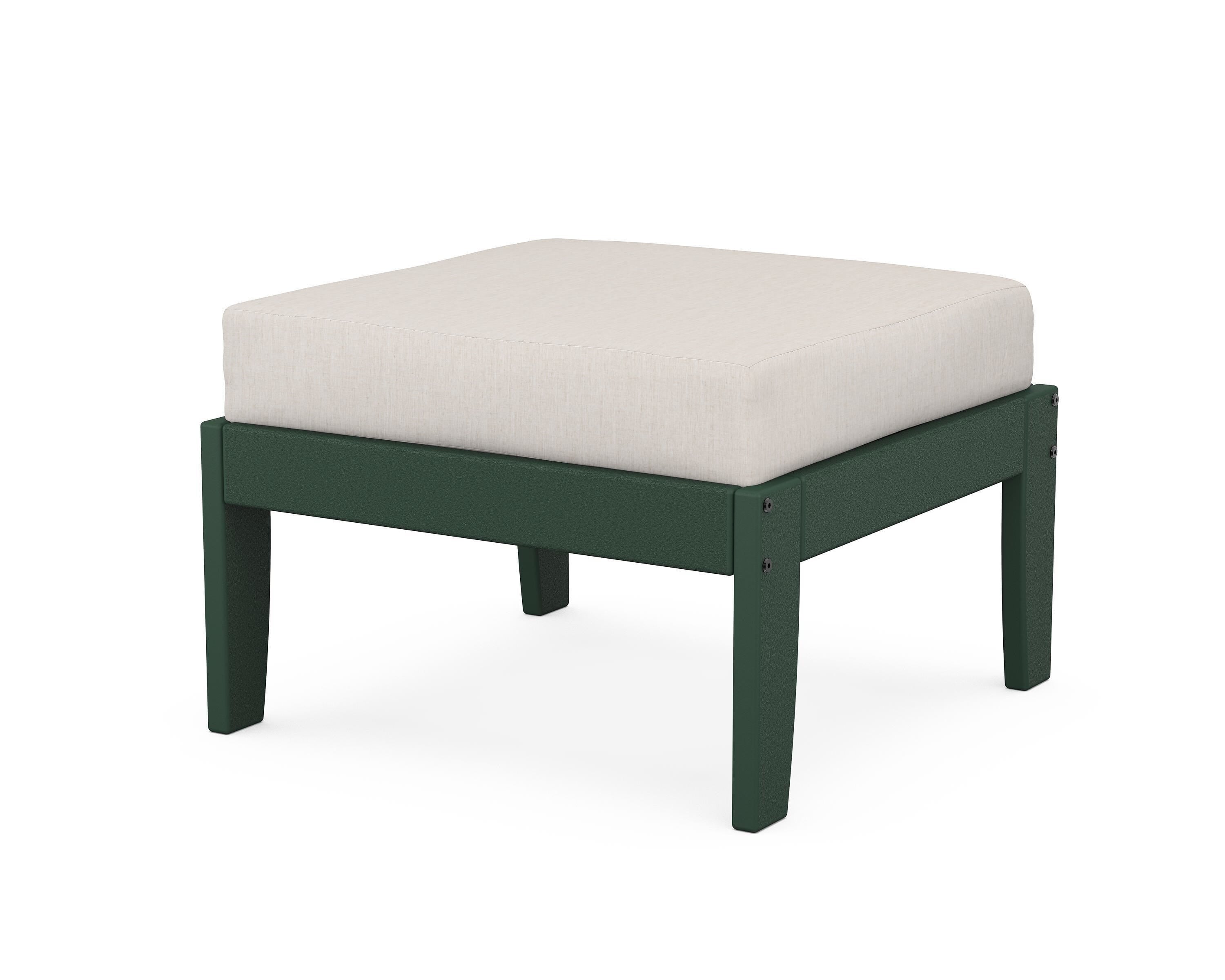 Unbranded Modular Ottoman - Classic in Green / Cast Ash