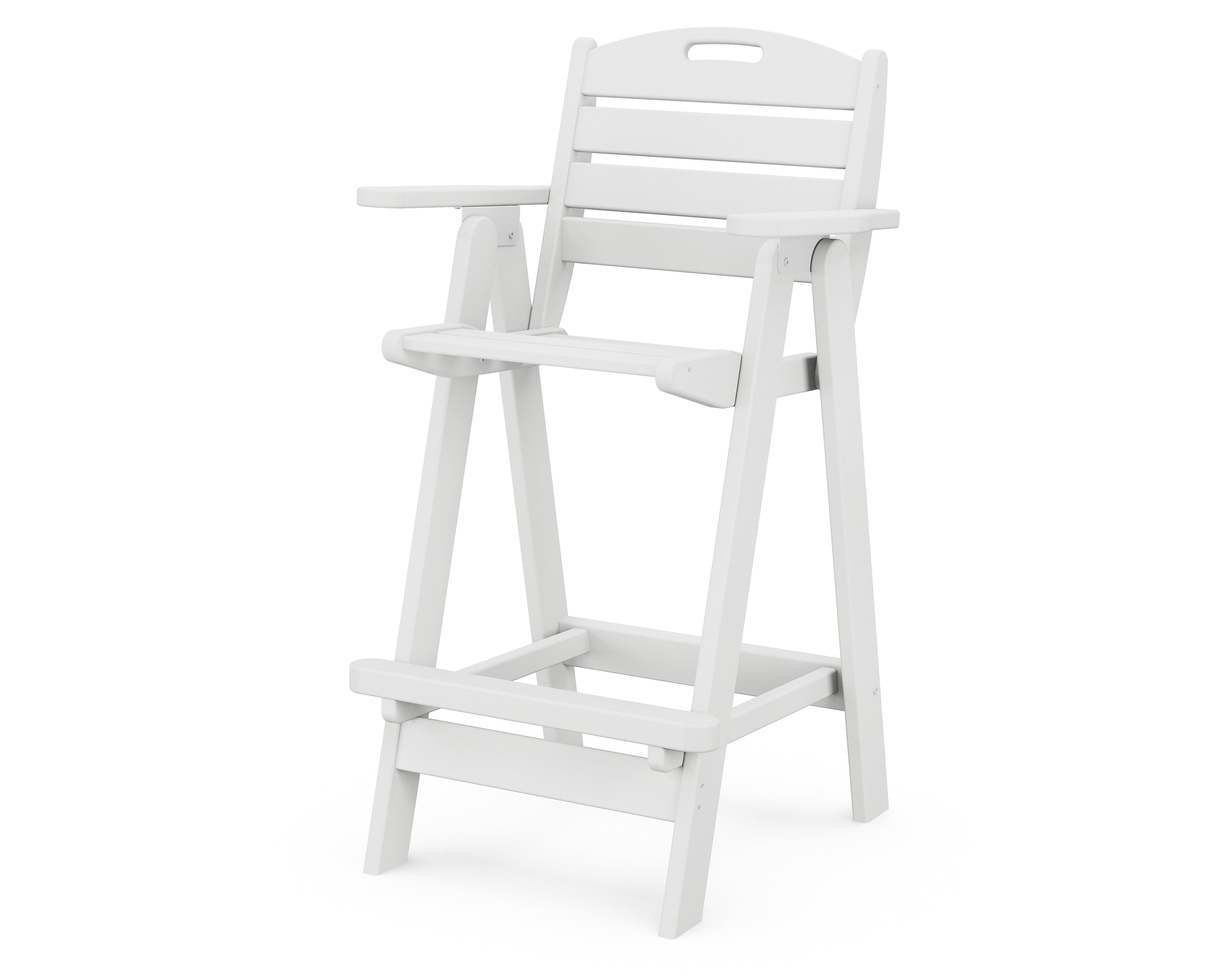 POLYWOOD® Nautical Bar Chair in White