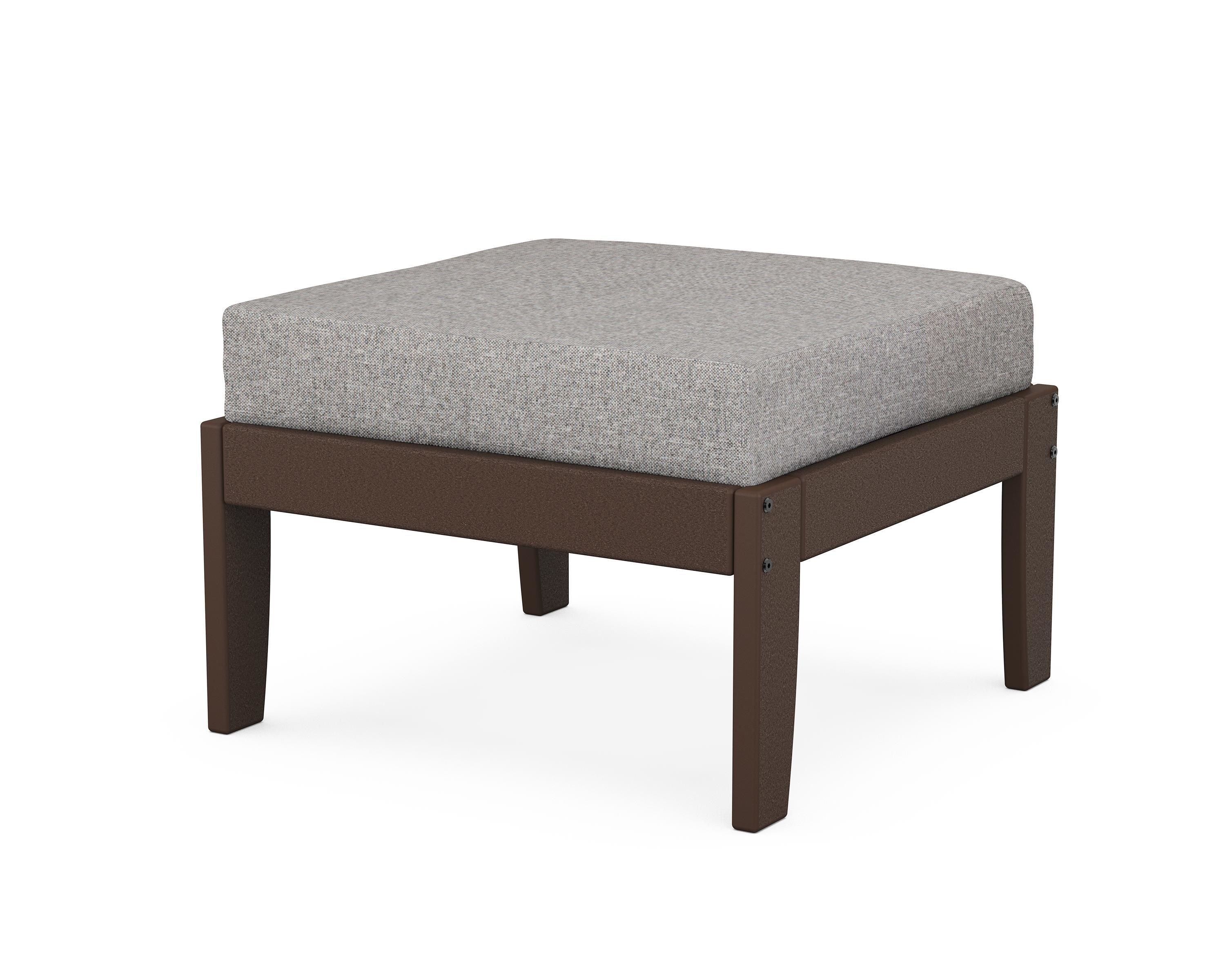 Unbranded Modular Ottoman - Classic in Mahogany / Grey Mist