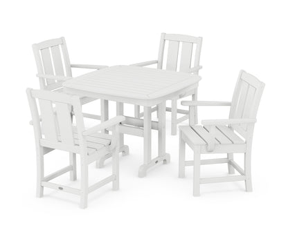 POLYWOOD® Mission 5-Piece Dining Set in White