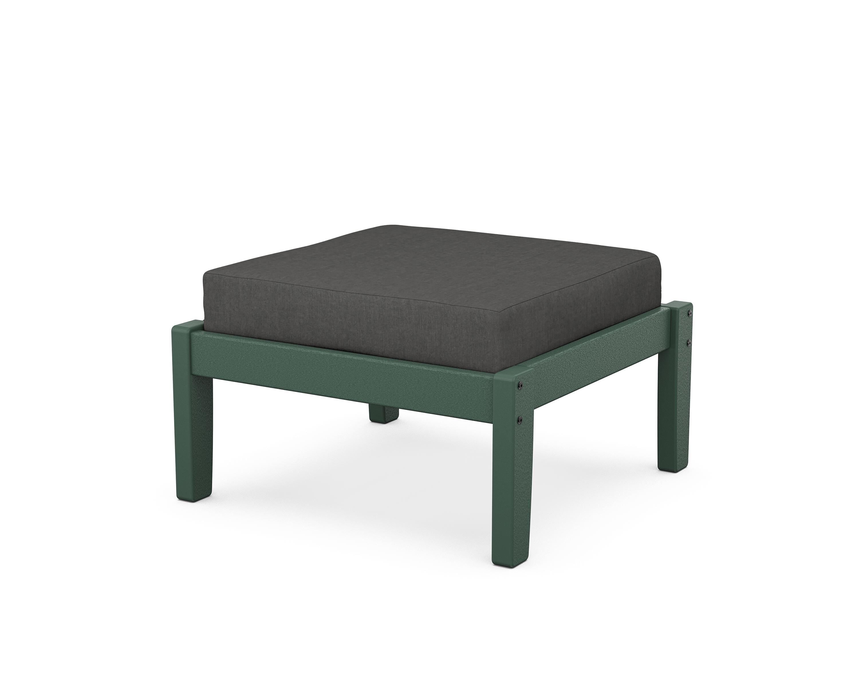 Unbranded Deep Seating Ottoman in Green / Spectrum Carbon