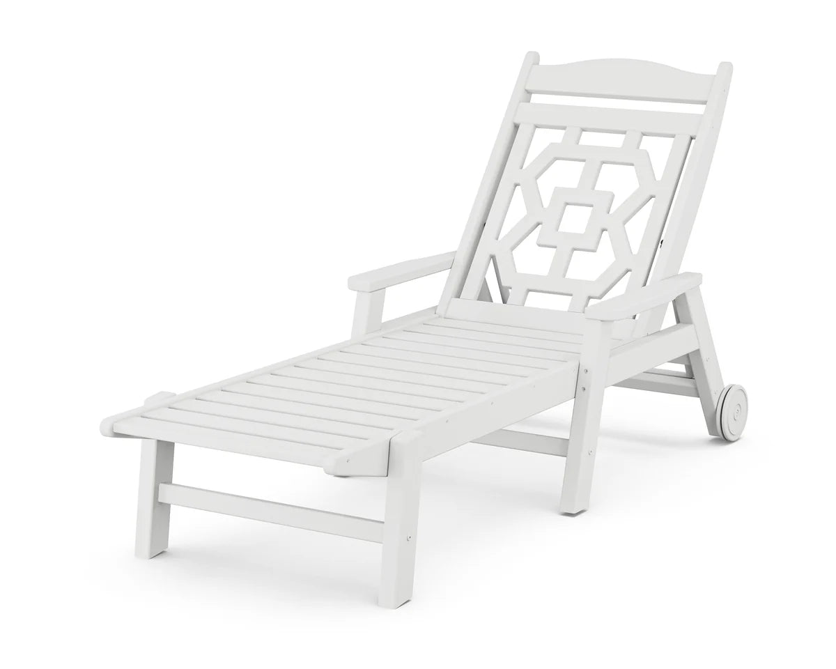 Chinoiserie Chaise Lounge