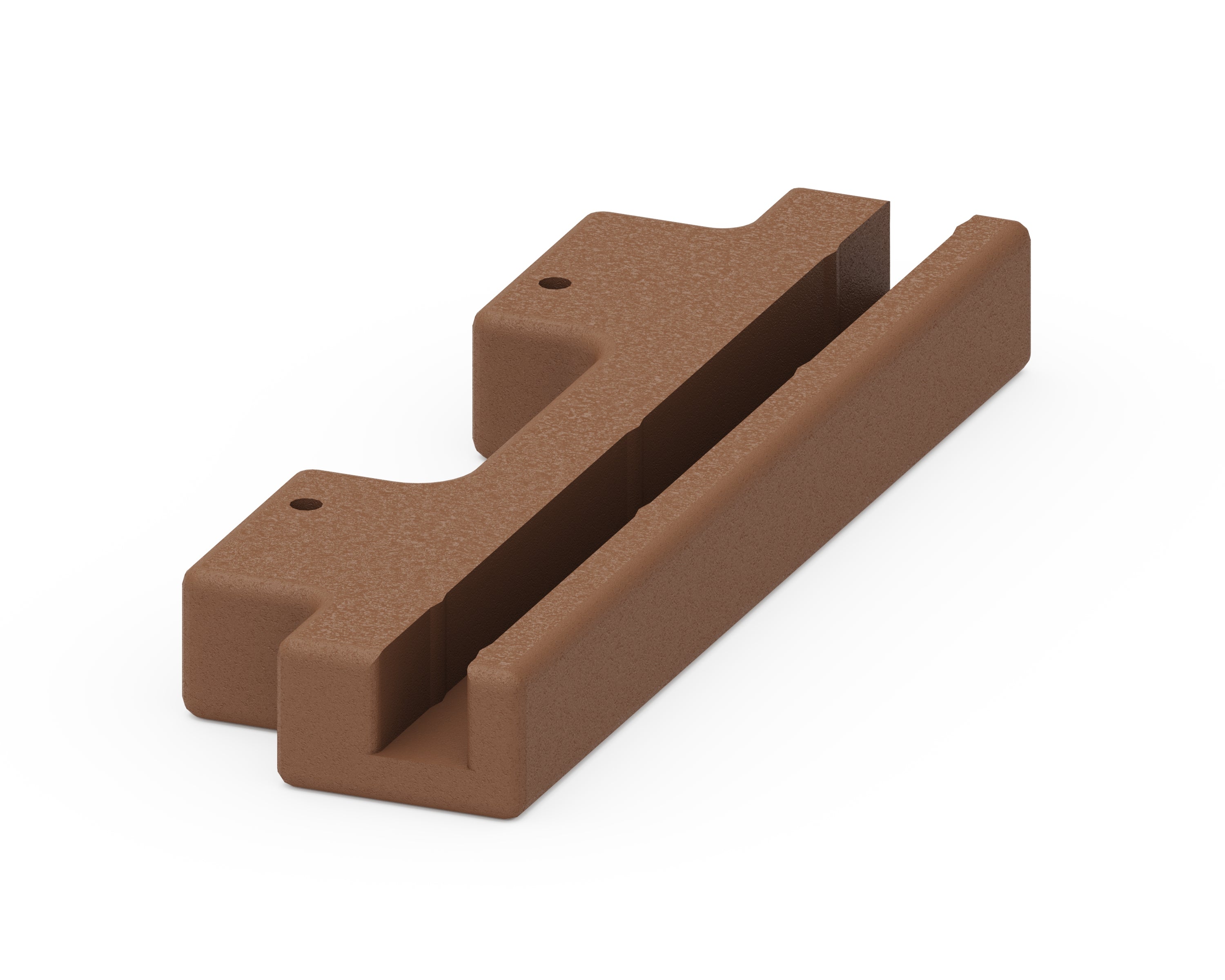 POLYWOOD® Modular Planter Connection Block in Teak