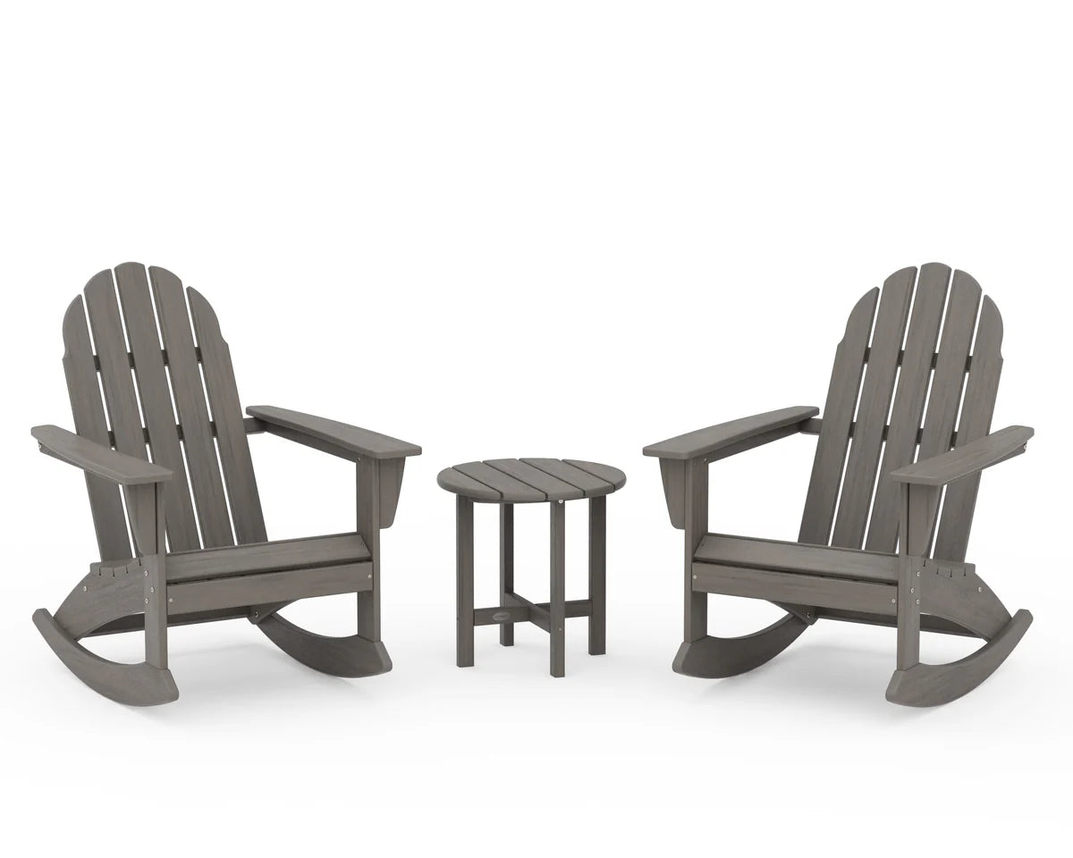 Vineyard 3-Piece Adirondack Rocking Chair Set