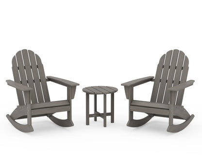 Vineyard 3-Piece Adirondack Rocking Chair Set