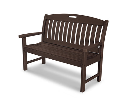 POLYWOOD® Nautical 48" Bench in Mahogany
