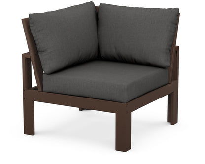 Unbranded Modular Corner Chair in Mahogany / Spectrum Carbon