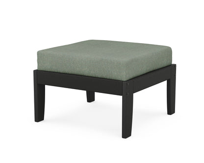 Unbranded Modular Ottoman - Classic in Black / Cast Sage