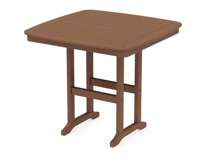 POLYWOOD® Nautical 44" Counter Table in Teak