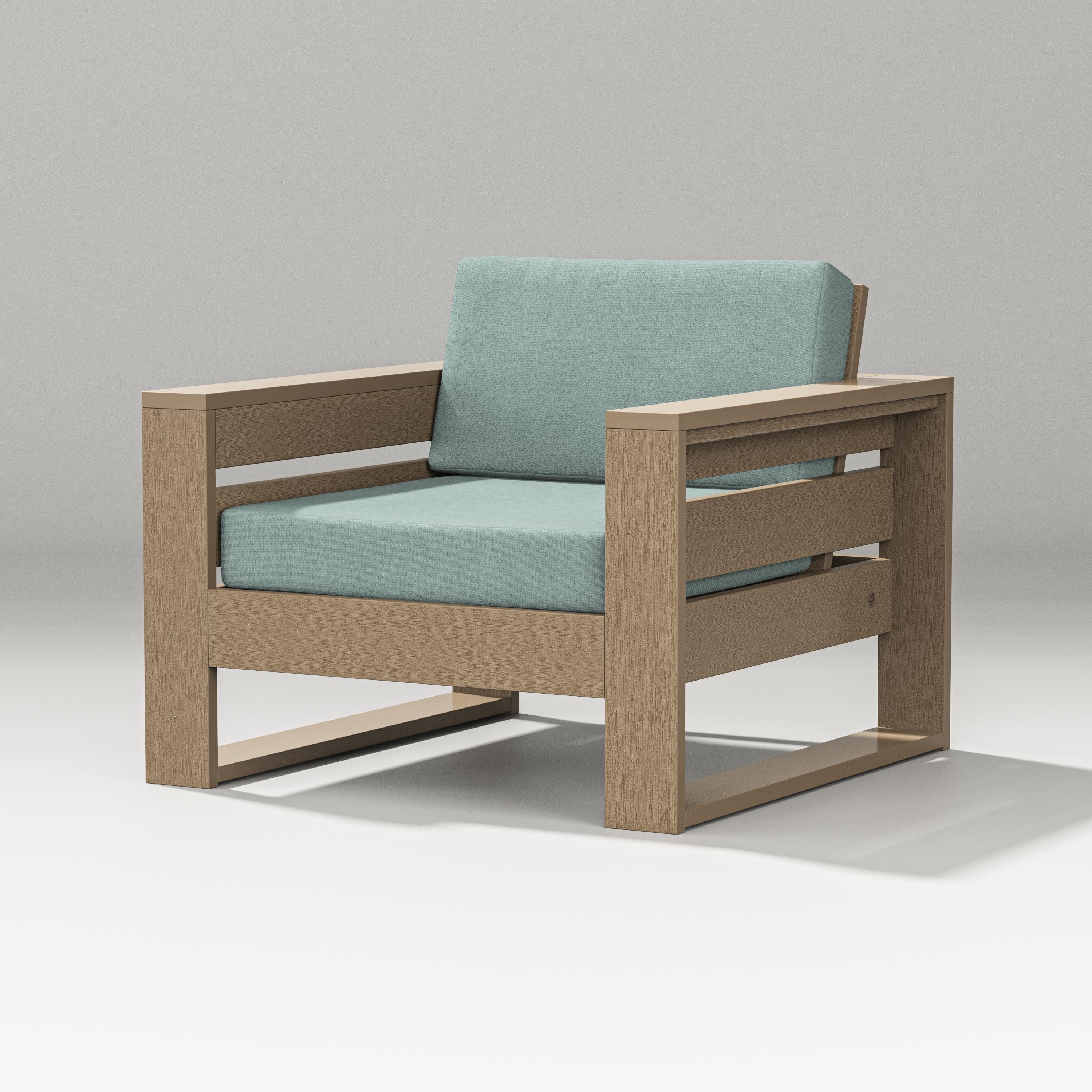 PW Designer Series Latitude Lounge Chair in Vintage Sahara / Glacier Spa