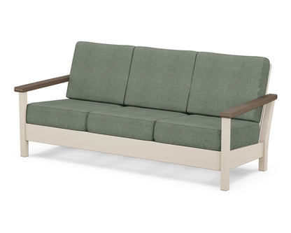 POLYWOOD® Harbour Deep Seating Sofa in Sand / Kona / Cast Sage