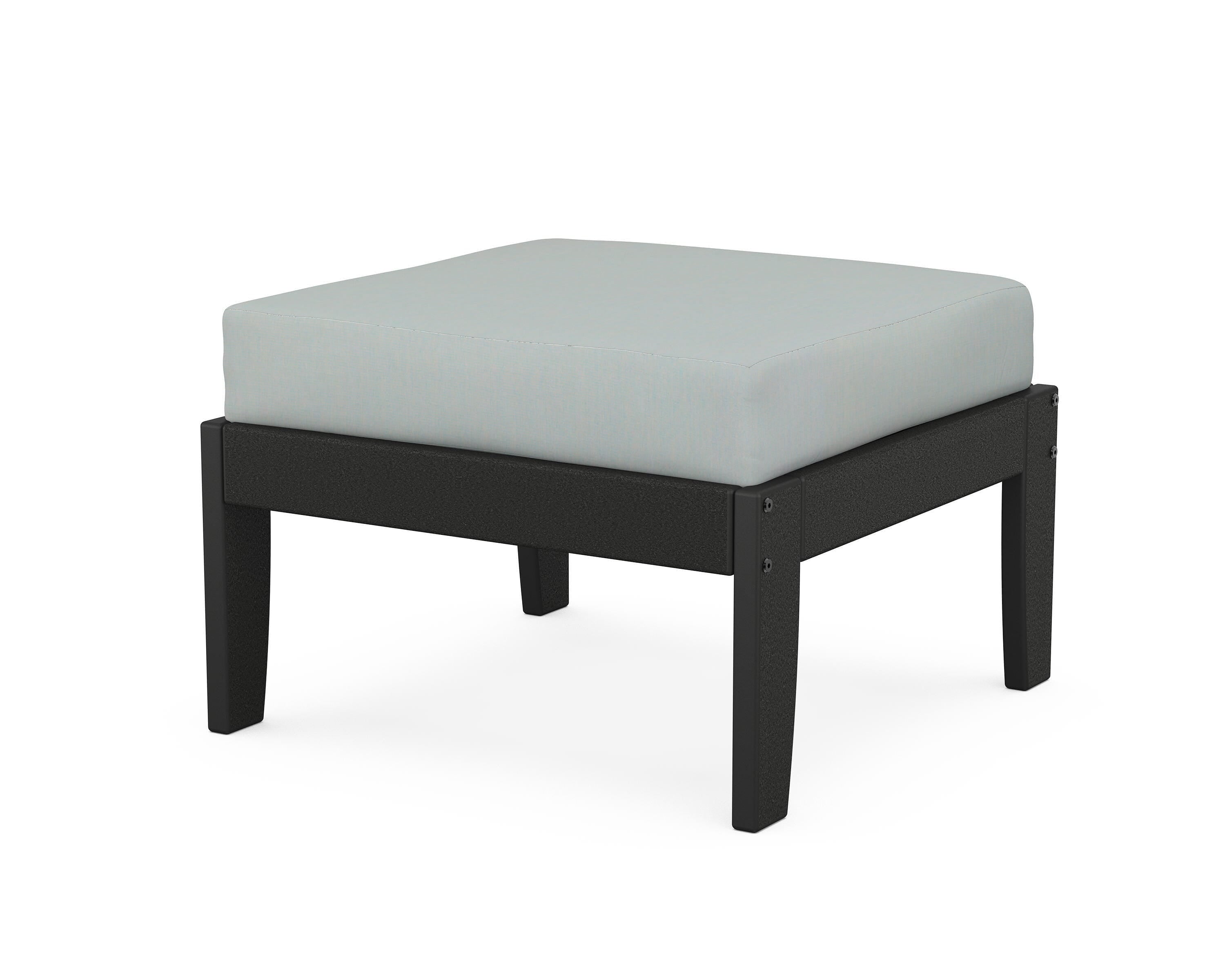 Unbranded Modular Ottoman - Classic in Black / Spa