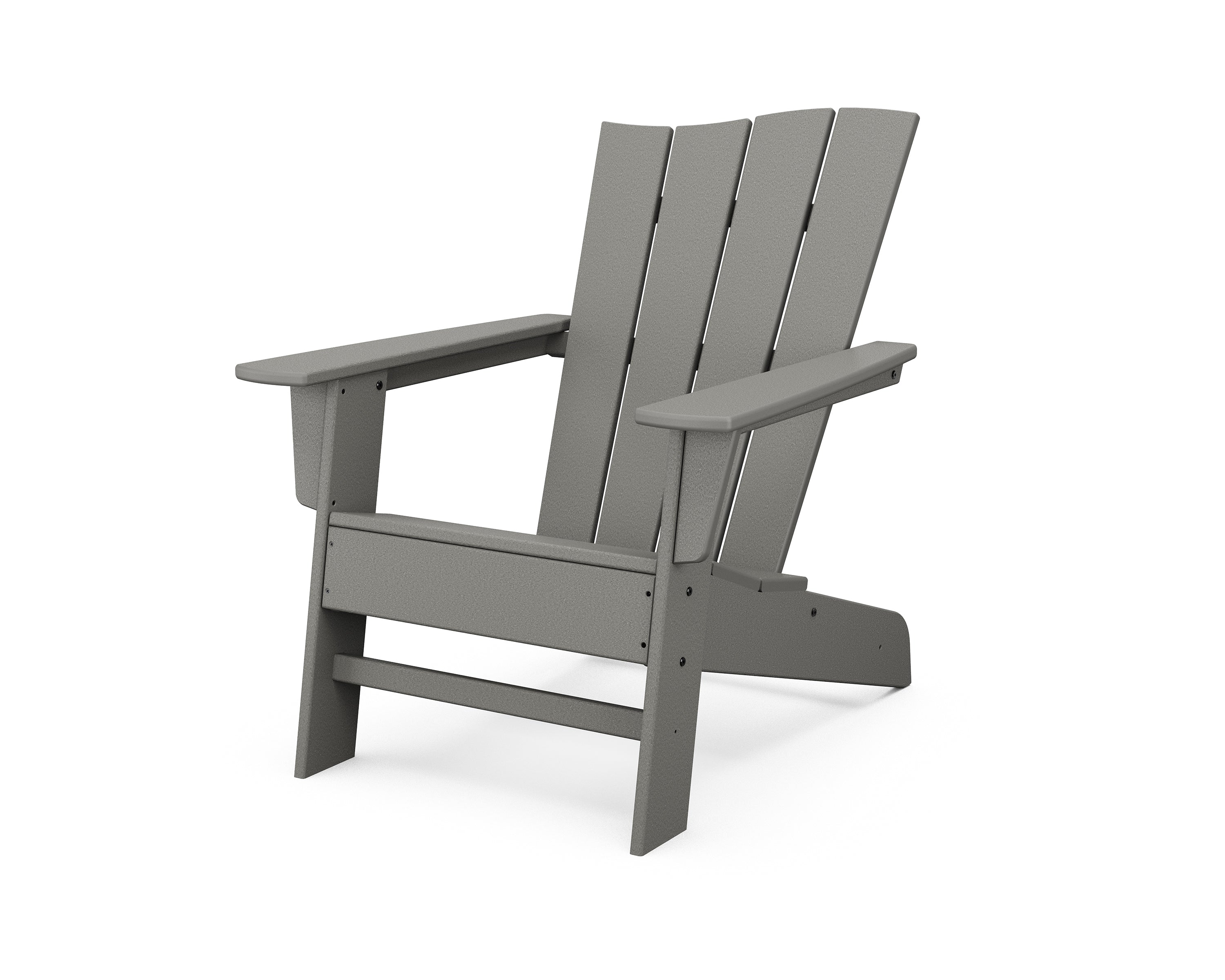 POLYWOOD® The Wave Chair Right in Slate Grey