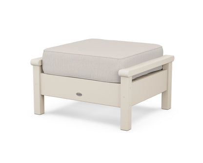 POLYWOOD® Harbour Deep Seating Ottoman in Sand / Cast Ash