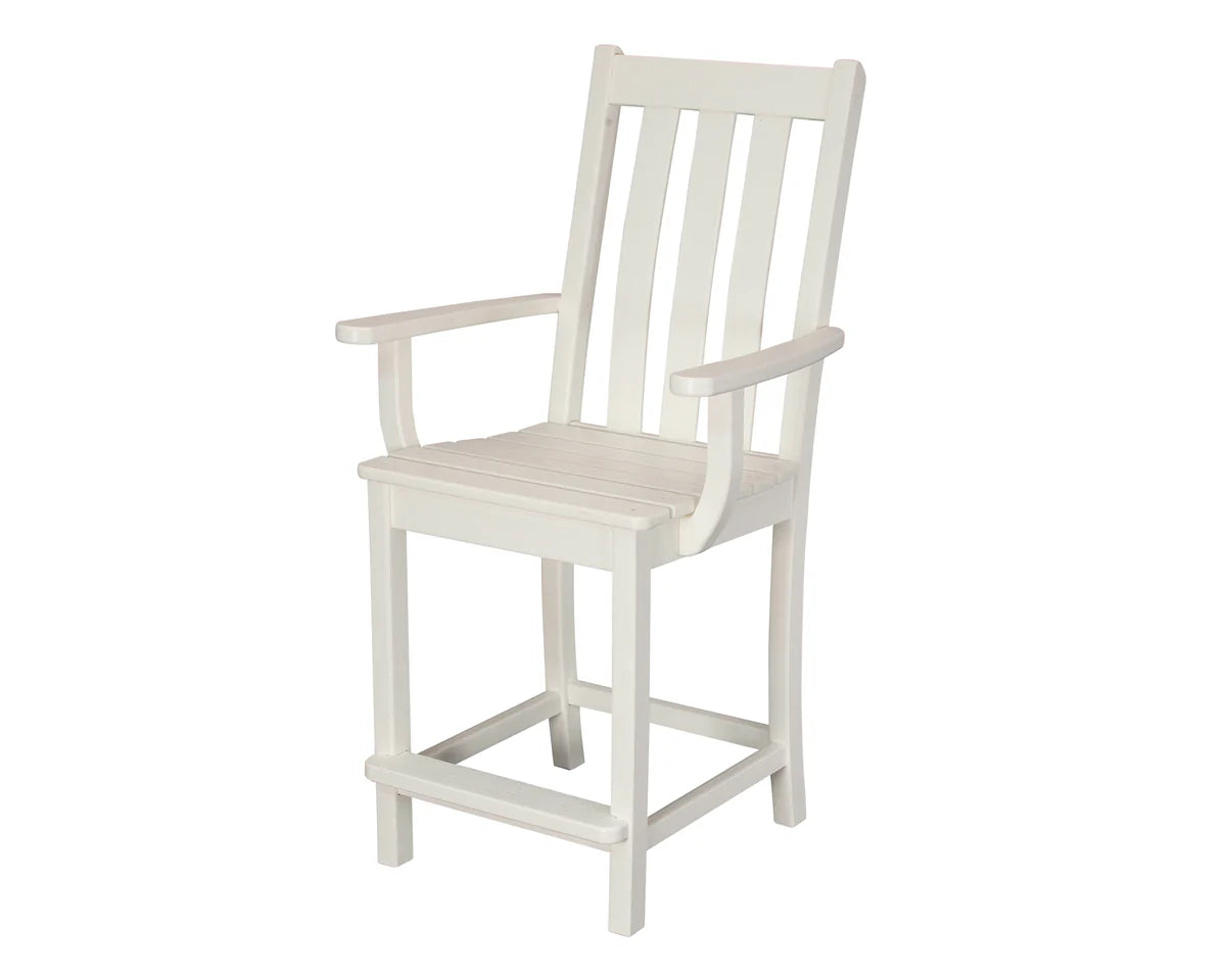Vineyard Counter Arm Chair