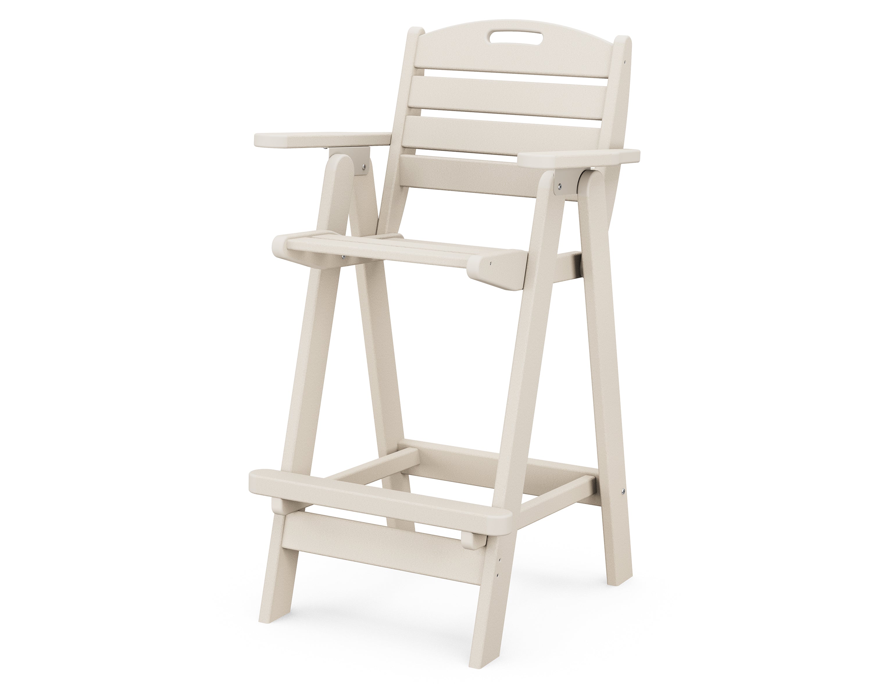 POLYWOOD® Nautical Bar Chair in Sand