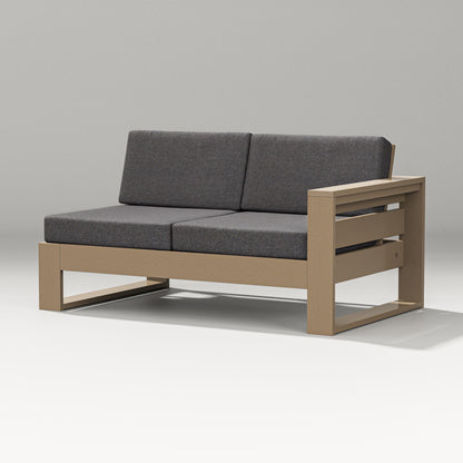 PW Designer Series Latitude Modular Right Arm Loveseat in Vintage Sahara / Ash Charcoal