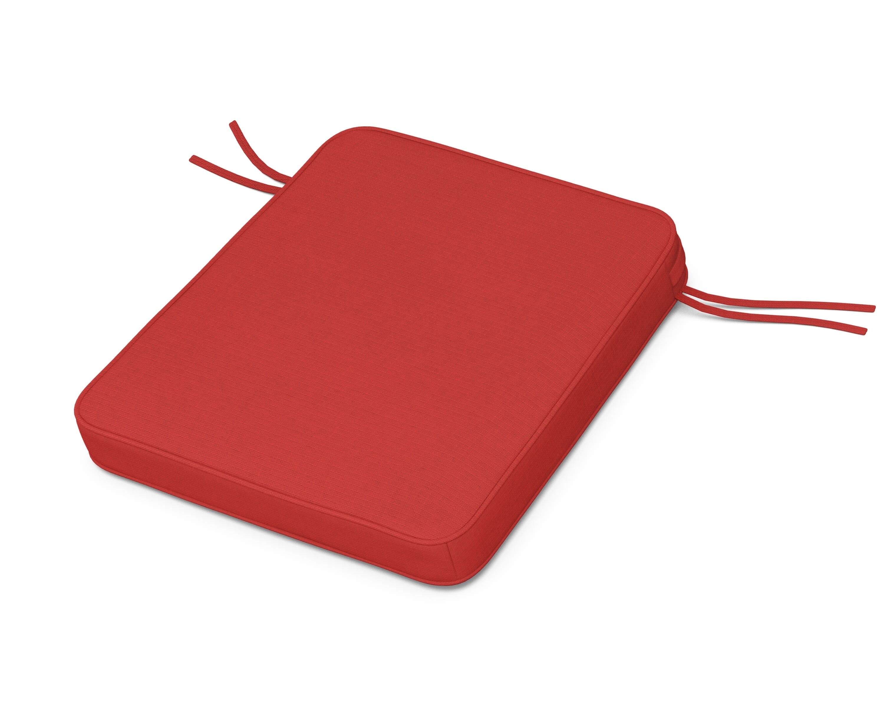 Martha Stewart by POLYWOOD® Chinoiserie Rocker Seat Cushion in Crimson Linen