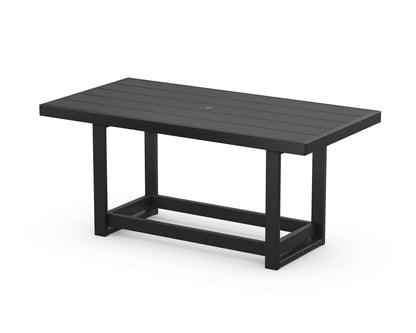 POLYWOOD® EDGE 40 x 78 Counter Table in Black