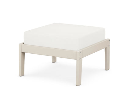 Unbranded Deep Seating Ottoman in Sand / Natural Linen