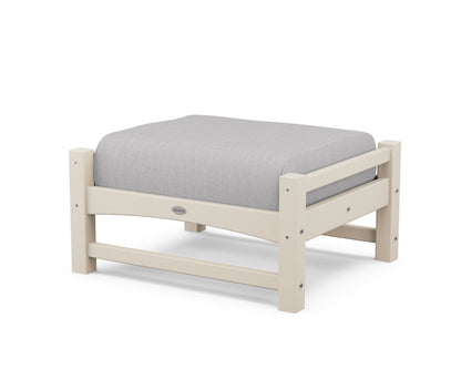 POLYWOOD® Club Ottoman in Sand / Granite