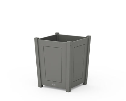 Country Living Country Living Large Tapered Square Short Planter Box in Slate Grey