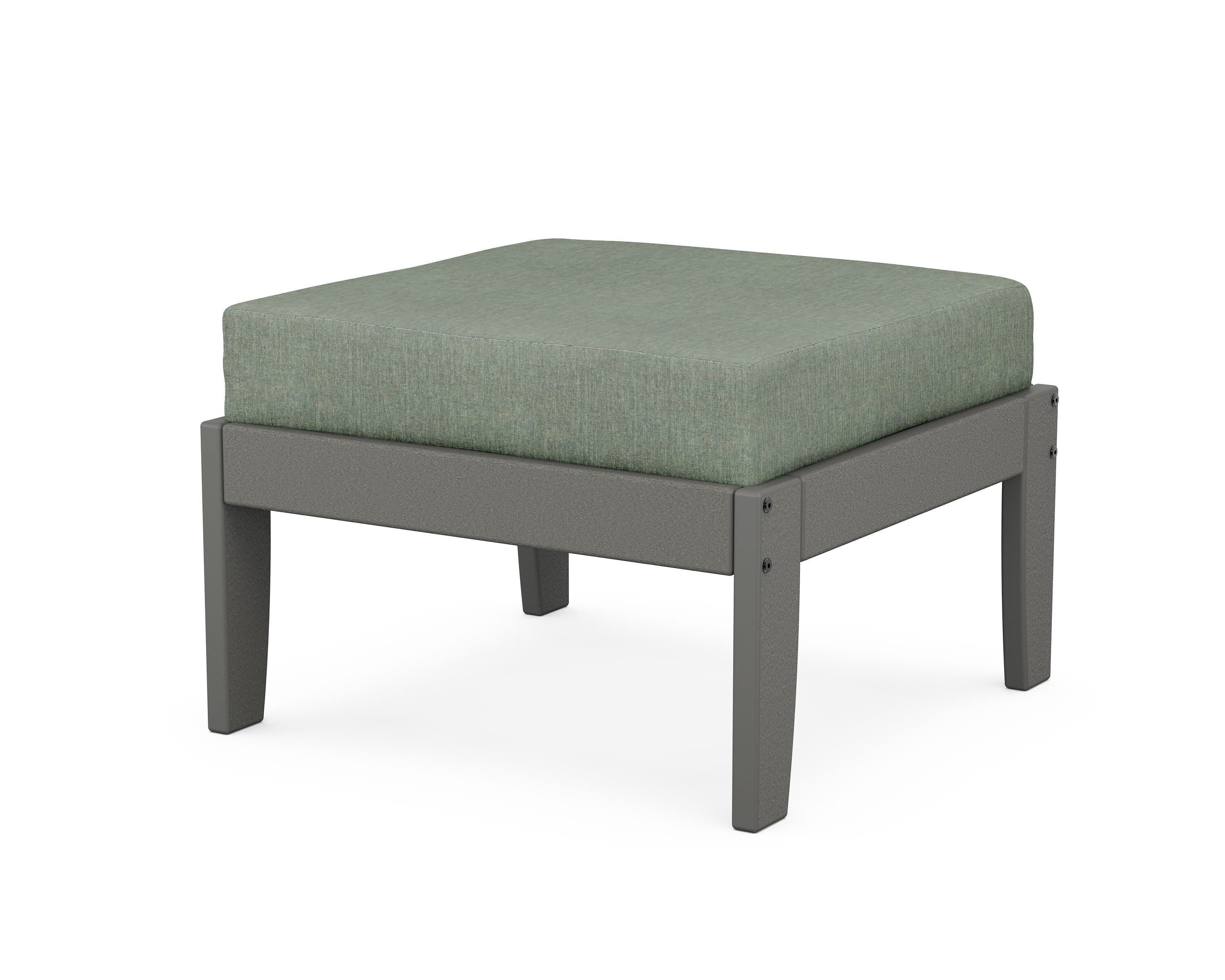 Unbranded Modular Ottoman - Classic in Slate Grey / Cast Sage