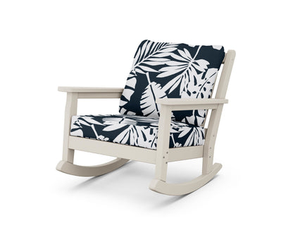 Chippendale Deep Seating Rocking Chair - Sand