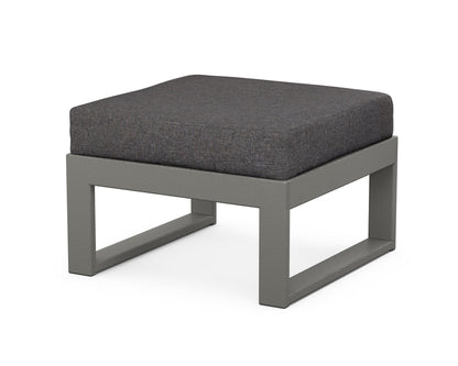 Unbranded Modular Ottoman - Modern in Slate Grey / Ash Charcoal