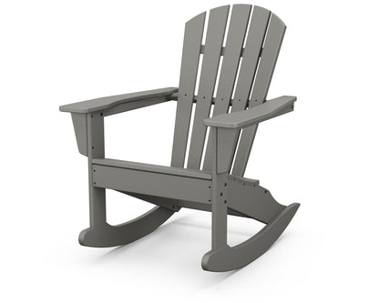 POLYWOOD® Palm Coast Adirondack Rocking Chair in Slate Grey
