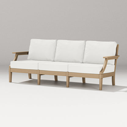 PW Designer Series Estate Sofa in Vintage Sahara / Natural Linen