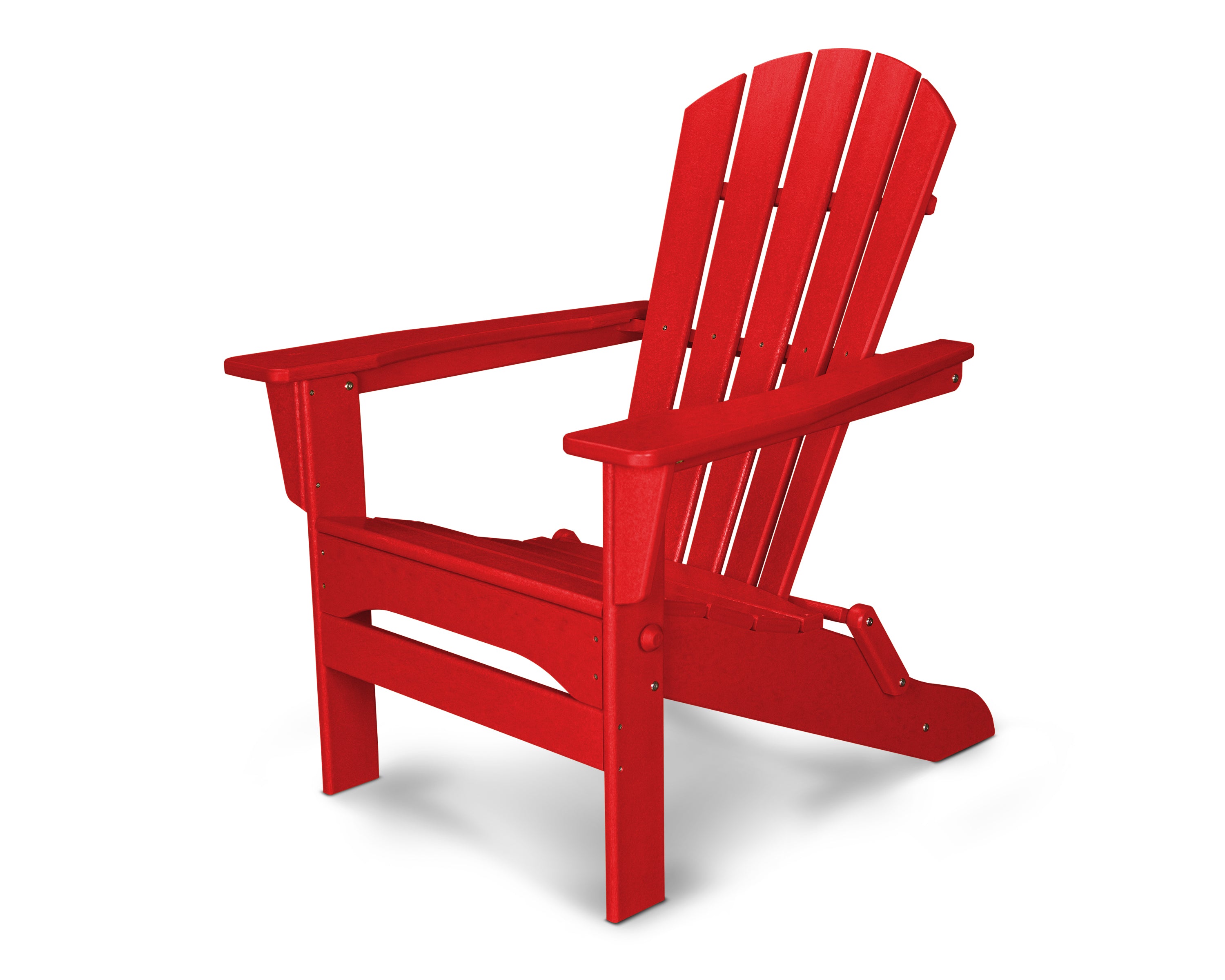 POLYWOOD® Palm Coast Folding Adirondack in Sunset Red