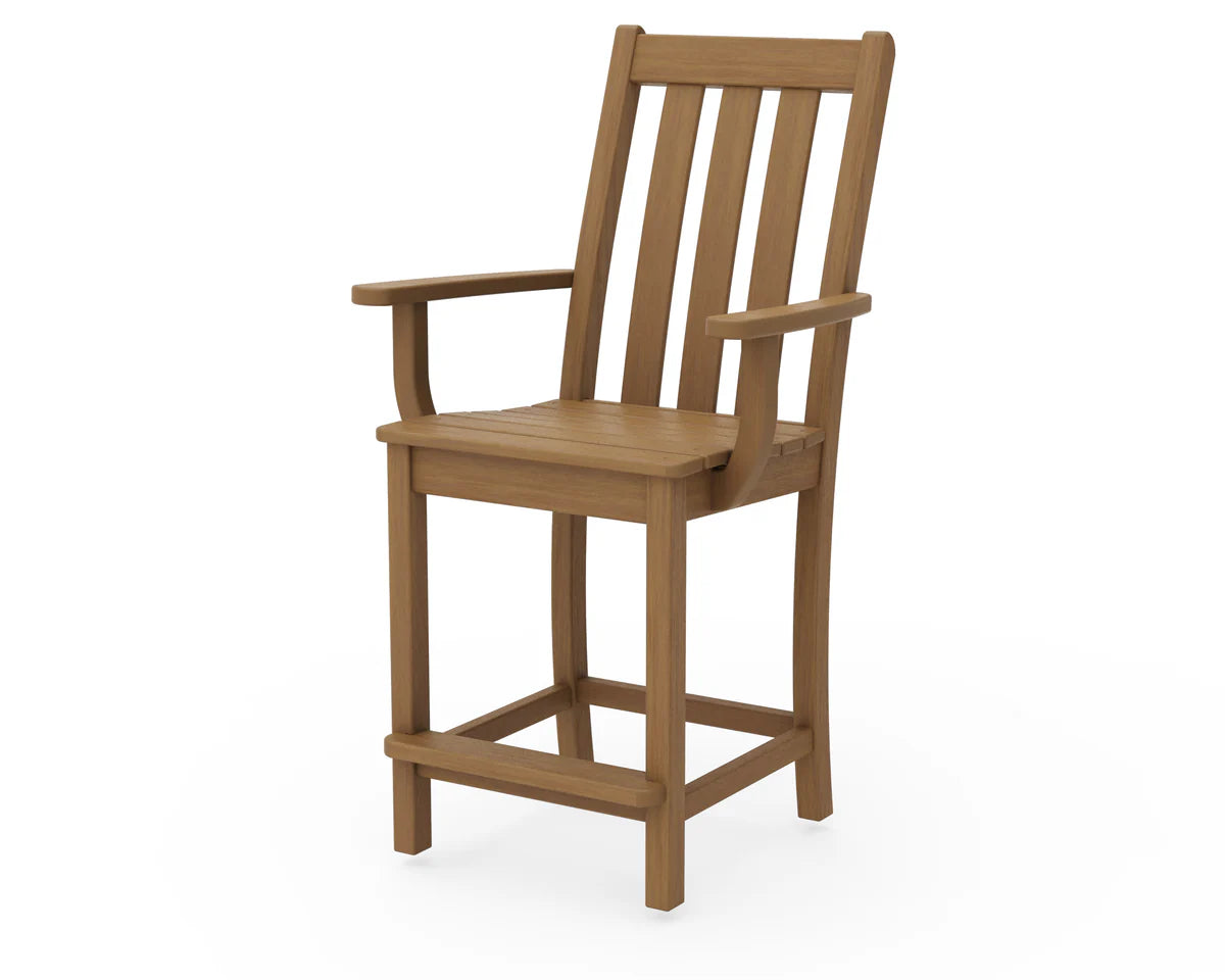 Vineyard Counter Arm Chair